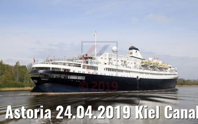 Astoria 24.04.2019 Kiel Canal