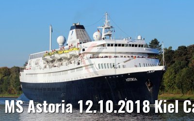 MS Astoria 12.10.2018 Kiel Canal transit (Photo: K. Kaulfuss)