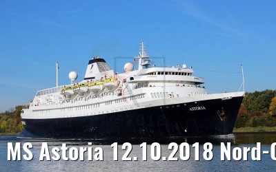 MS Astoria 12.10.2018 Nord-Ostsee-Kanal (Photo: K. Kaulfuss)