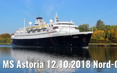 MS Astoria 12.10.2018 Nord-Ostsee-Kanal (Photo: K. Kaulfuss)