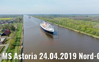 MS Astoria 24.04.2019 Nord-Ostsee-Kanal