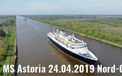 MS Astoria 24.04.2019 Nord-Ostsee-Kanal
