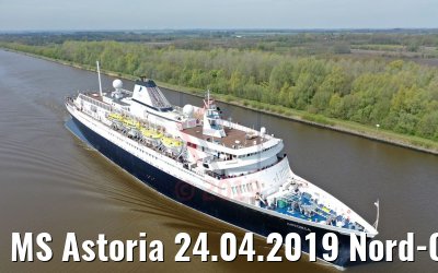 MS Astoria 24.04.2019 Nord-Ostsee-Kanal
