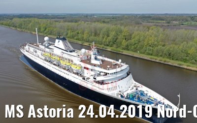 MS Astoria 24.04.2019 Nord-Ostsee-Kanal