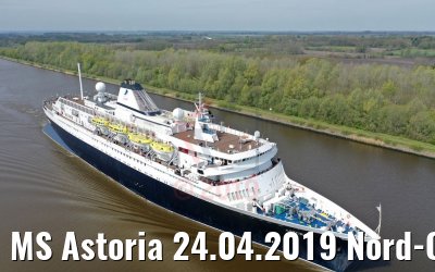 MS Astoria 24.04.2019 Nord-Ostsee-Kanal