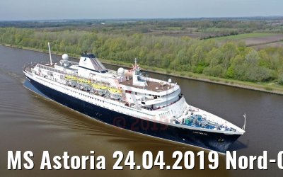 MS Astoria 24.04.2019 Nord-Ostsee-Kanal