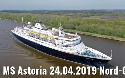MS Astoria 24.04.2019 Nord-Ostsee-Kanal