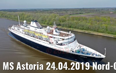 MS Astoria 24.04.2019 Nord-Ostsee-Kanal