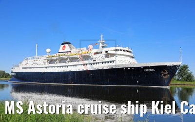 MS Astoria cruise ship Kiel Canal Transit 02.06.2017