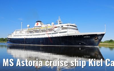 MS Astoria cruise ship Kiel Canal Transit 02.06.2017