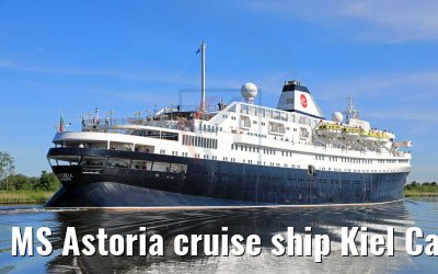 MS Astoria cruise ship Kiel Canal Transit 02.06.2017
