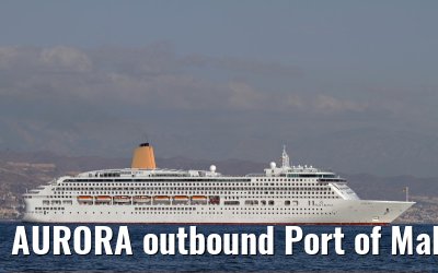 AURORA outbound Port of Malaga - 29th October 2011
