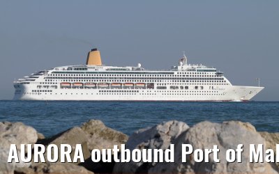AURORA outbound Port of Malaga - 29th October 2011