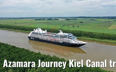 Azamara Journey Kiel Canal transit 14.06.2019