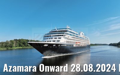 Azamara Onward 28.08.2024 Kiel Canal