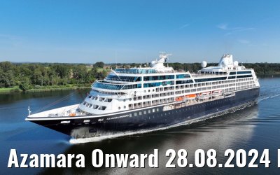 Azamara Onward 28.08.2024 Kiel Canal