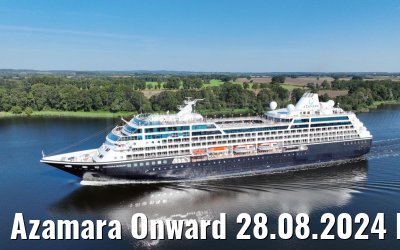 Azamara Onward 28.08.2024 Kiel Canal