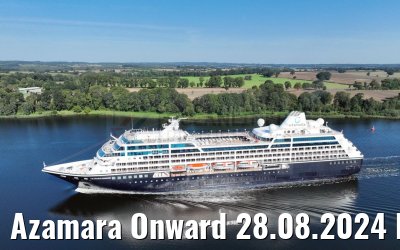 Azamara Onward 28.08.2024 Kiel Canal