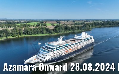 Azamara Onward 28.08.2024 Kiel Canal