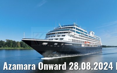 Azamara Onward 28.08.2024 Kiel Canal