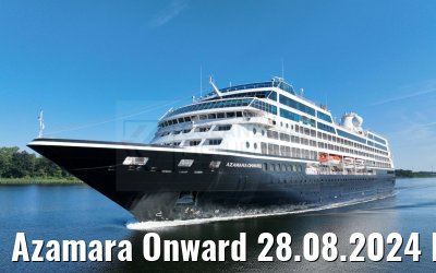 Azamara Onward 28.08.2024 Kiel Canal