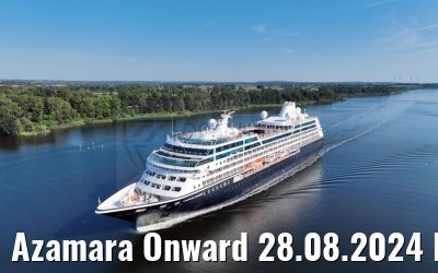 Azamara Onward 28.08.2024 Kiel Canal