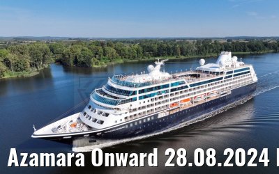 Azamara Onward 28.08.2024 Kiel Canal
