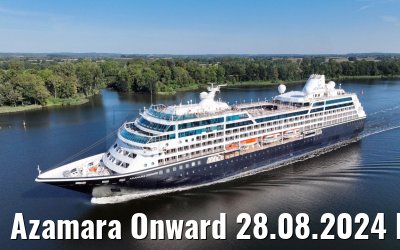 Azamara Onward 28.08.2024 Kiel Canal