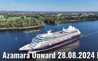 Azamara Onward 28.08.2024 Kiel Canal
