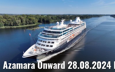 Azamara Onward 28.08.2024 Kiel Canal