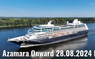 Azamara Onward 28.08.2024 Kiel Canal
