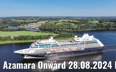 Azamara Onward 28.08.2024 Kiel Canal