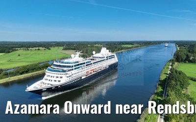 Azamara Onward near Rendsburg 28.08.2024 Kiel Canal
