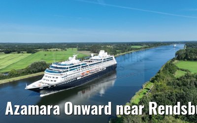 Azamara Onward near Rendsburg 28.08.2024 Kiel Canal