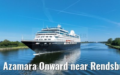 Azamara Onward near Rendsburg 28.08.2024 Kiel Canal