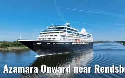 Azamara Onward near Rendsburg 28.08.2024 Kiel Canal