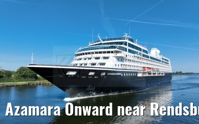 Azamara Onward near Rendsburg 28.08.2024 Kiel Canal