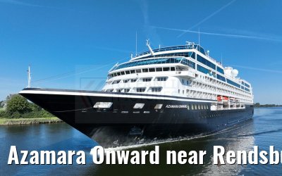Azamara Onward near Rendsburg 28.08.2024 Kiel Canal