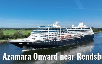Azamara Onward near Rendsburg 28.08.2024 Kiel Canal