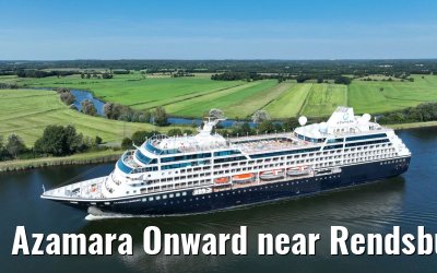 Azamara Onward near Rendsburg 28.08.2024 Kiel Canal