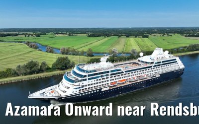 Azamara Onward near Rendsburg 28.08.2024 Kiel Canal