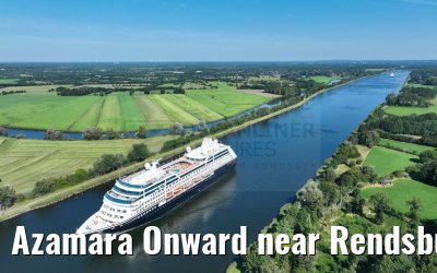 Azamara Onward near Rendsburg 28.08.2024 Kiel Canal