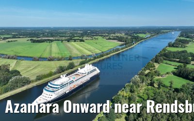 Azamara Onward near Rendsburg 28.08.2024 Kiel Canal