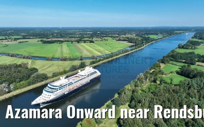 Azamara Onward near Rendsburg 28.08.2024 Kiel Canal
