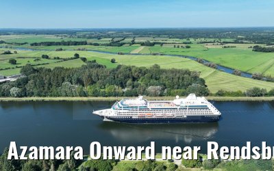 Azamara Onward near Rendsburg 28.08.2024 Kiel Canal