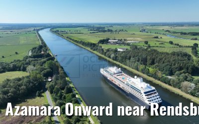 Azamara Onward near Rendsburg 28.08.2024 Kiel Canal