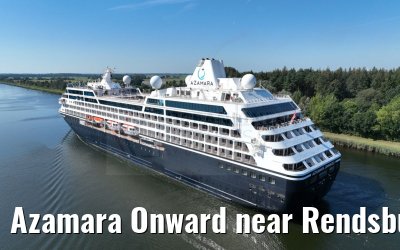 Azamara Onward near Rendsburg 28.08.2024 Kiel Canal