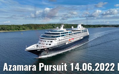 Azamara Pursuit 14.06.2022 Kieler Förde