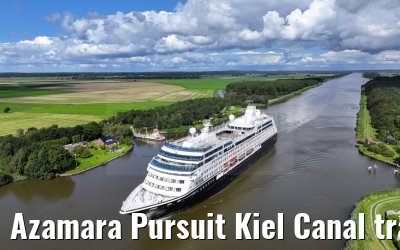 Azamara Pursuit Kiel Canal transit 28.08.2023