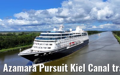 Azamara Pursuit Kiel Canal transit 28.08.2023